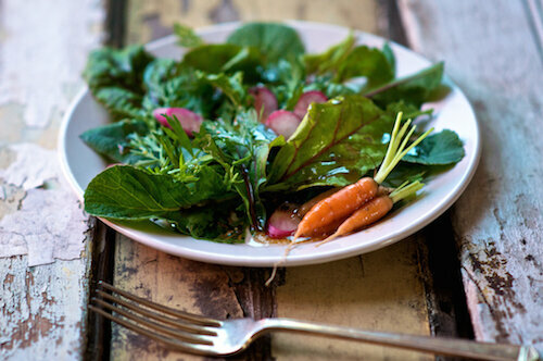 Vegetable Top Salad