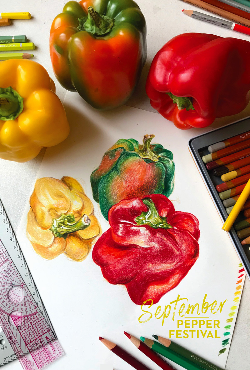 September Café Festival: Peppers (With A Recipe)