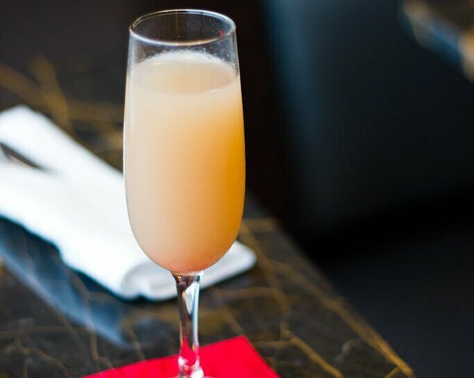 Roasted Pear Bellini