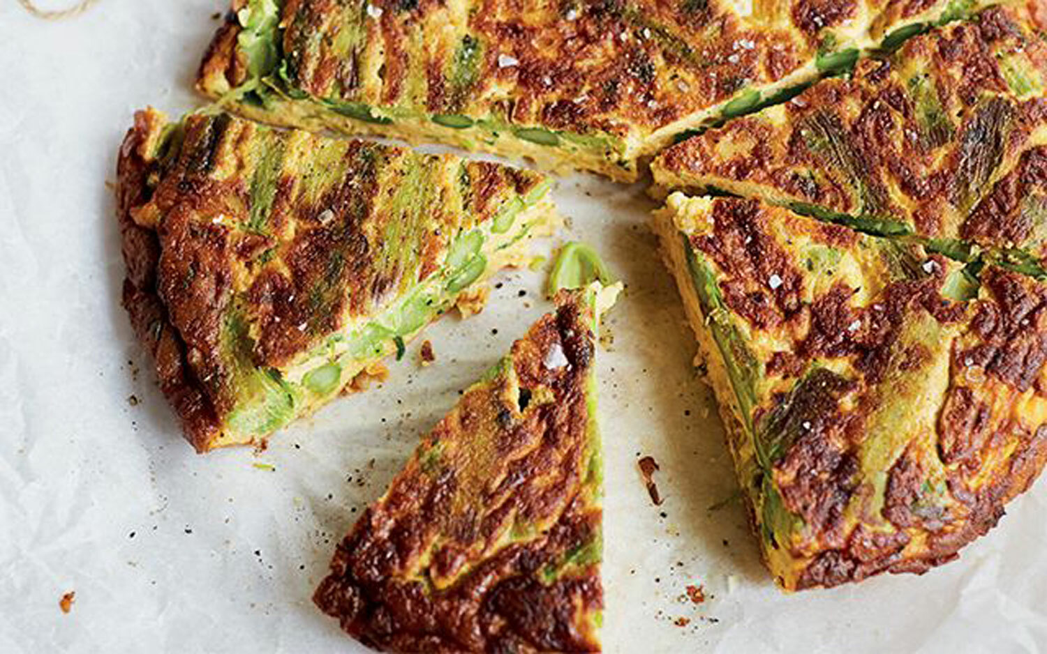 Asparagus and Onion Frittata