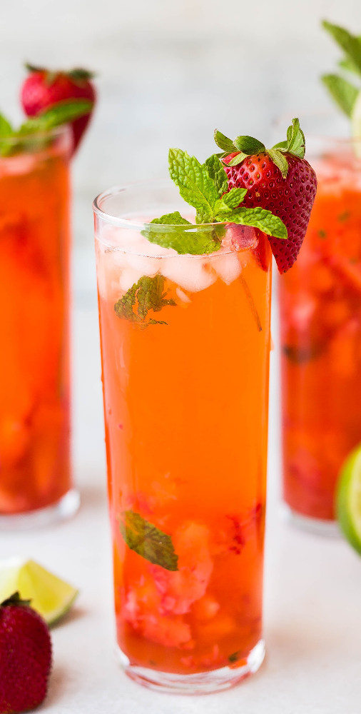 STRAWBERRY MINT CAIPIRINHA: EAT, DRINK & BE LITERARY WITH BAM