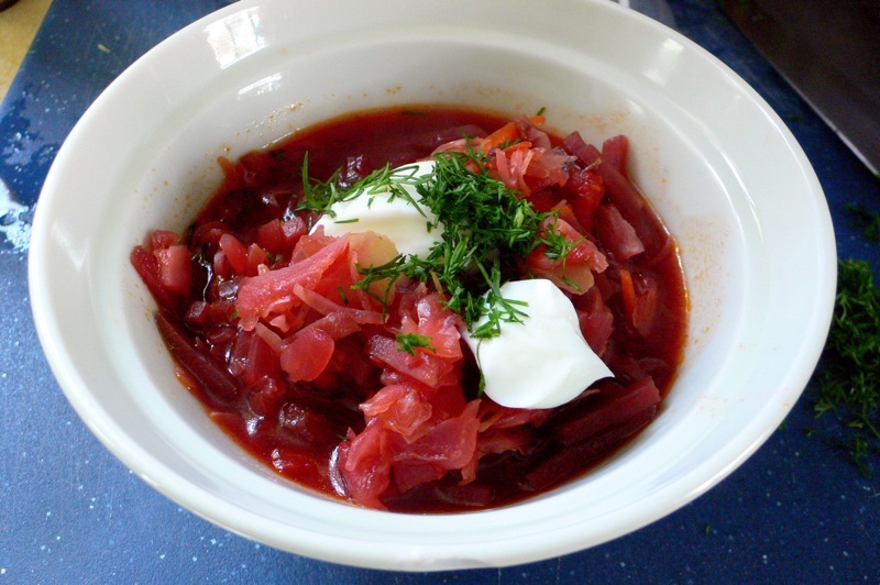 Mae Mae's Beetroot Borscht