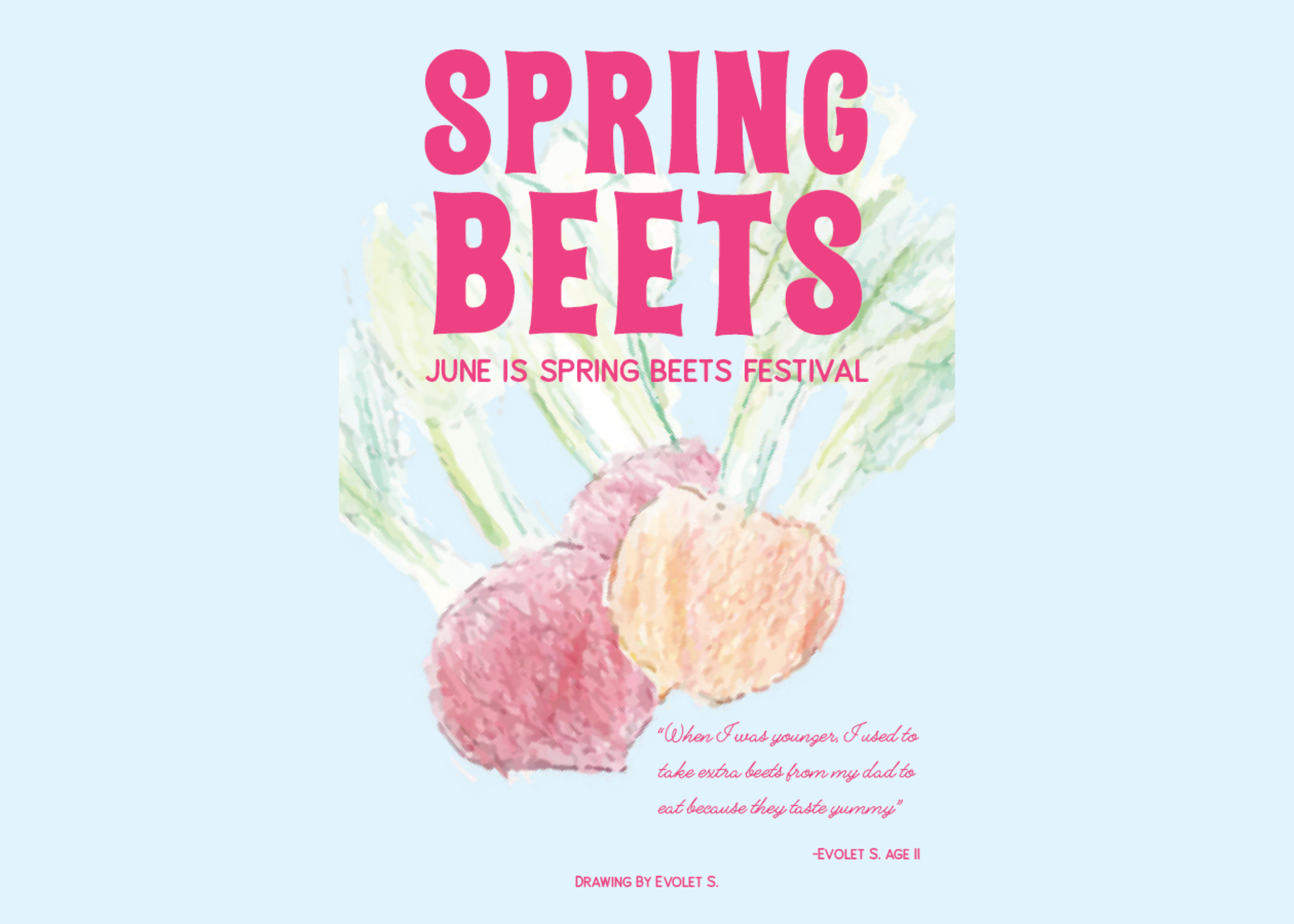 June Food Festival: Spring Beets