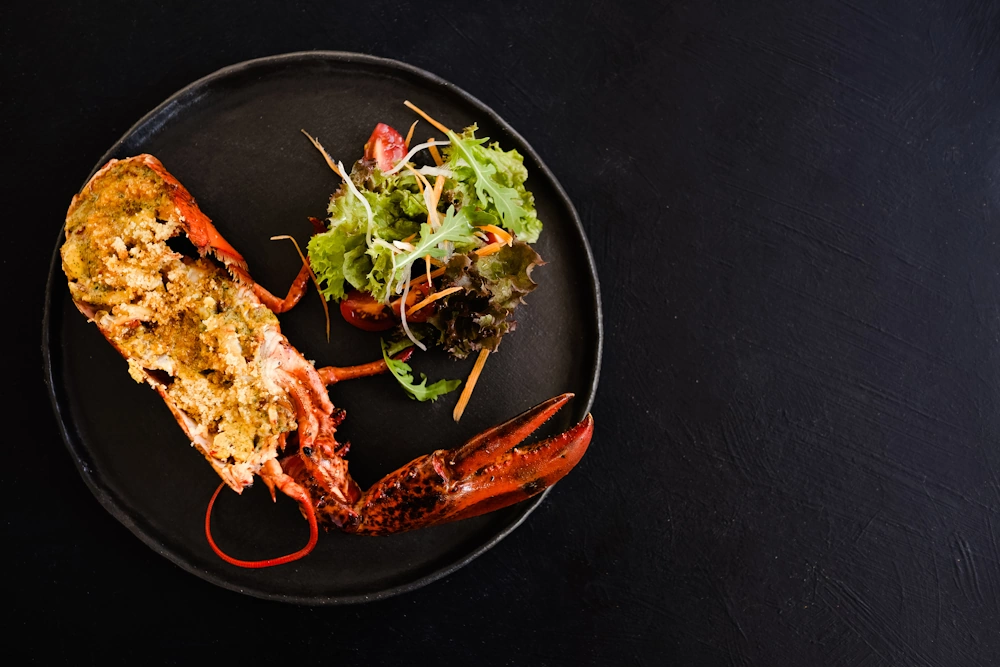 Chef Joe Bachman's Baked Chorizo & Cornbread Stuffed Lobster