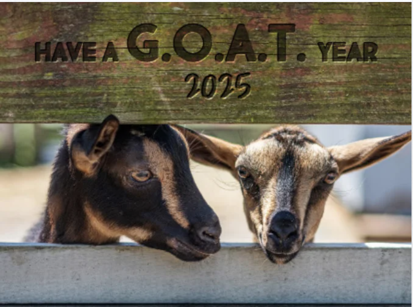 Great Performances 2025 Calendar: Have a G.O.A.T. Year!